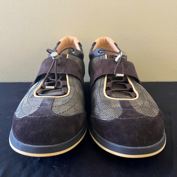 LOUIS VUITTON - Suede Sneaker - MENS SIZE 9 - Picture 2 of 11